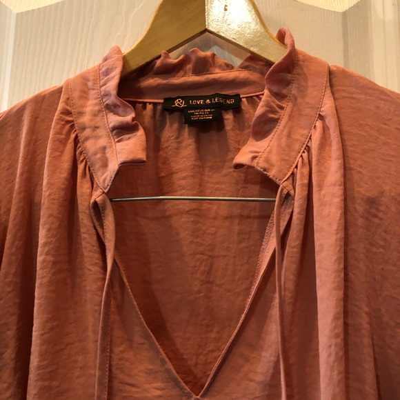 Love and Legend Dusty Rose Shirt - Picture 3 of 4